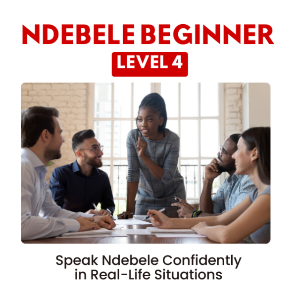 Beginner Level 4 - Speak Ndebele Confidently in Real-Life Situations - LIVE SESSIONS